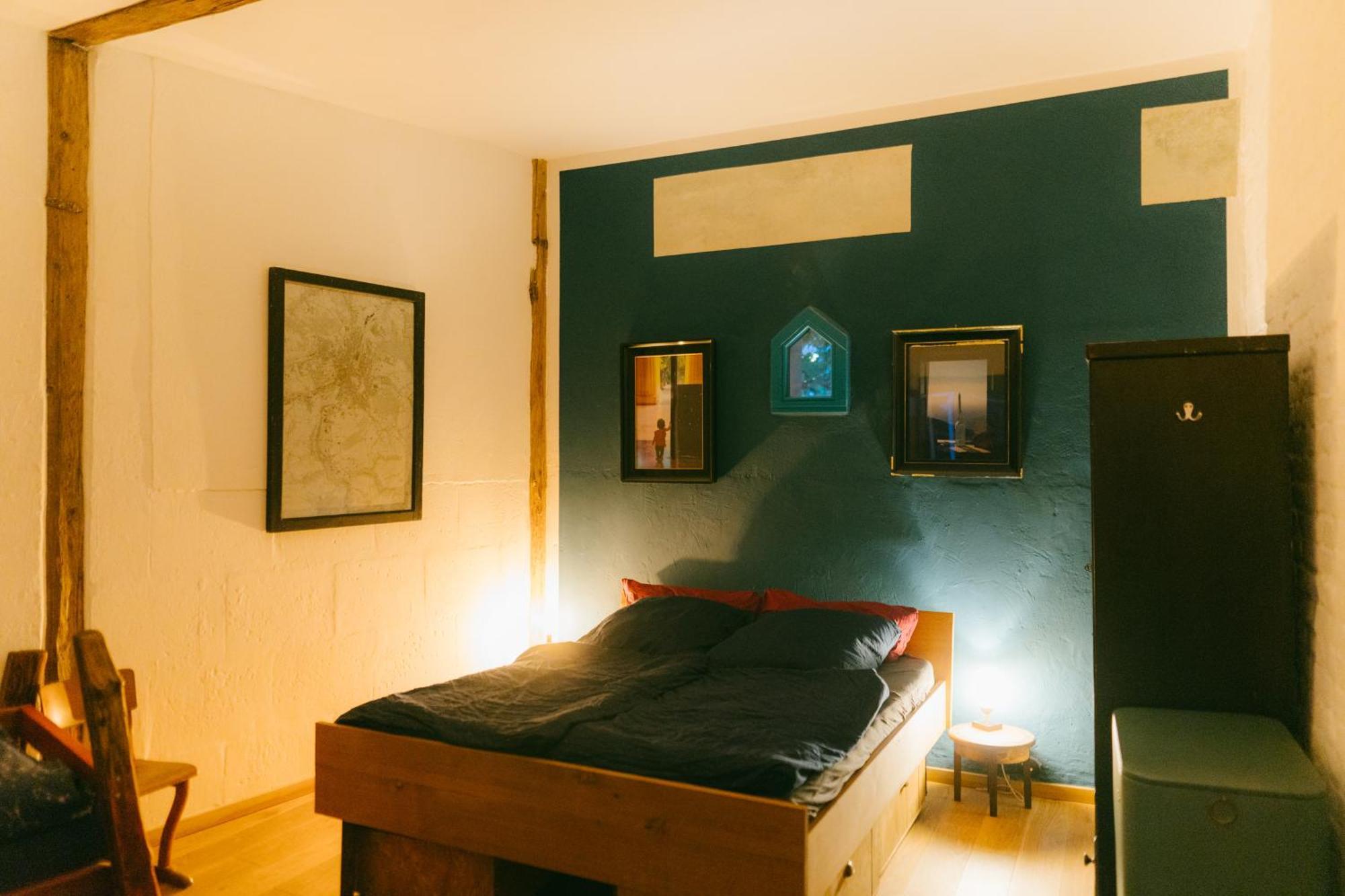 The Upholstery Tinyhouse Deluxe Eco Chalet Kreativ Citynah Chemnitz Esterno foto