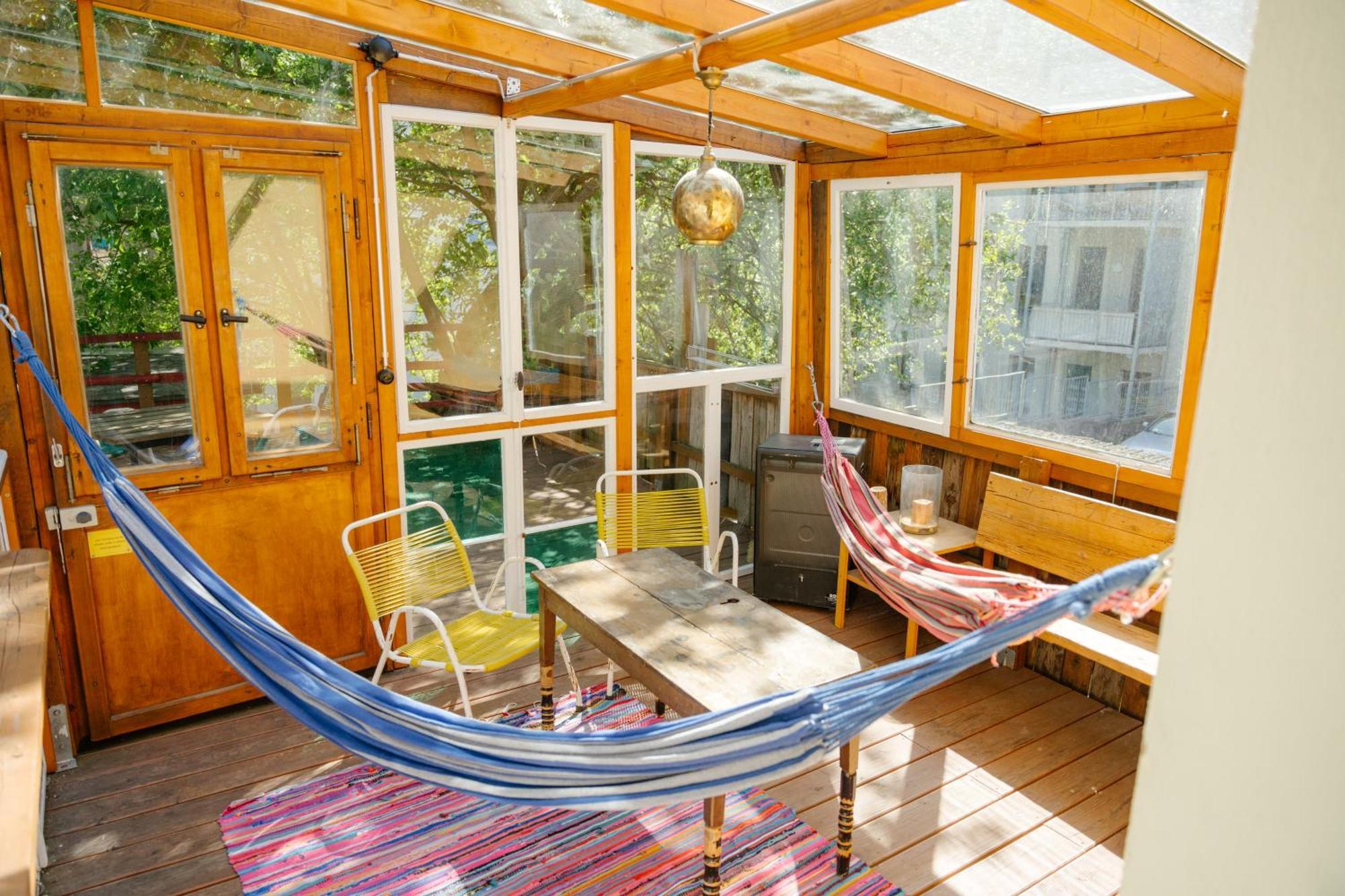 The Upholstery Tinyhouse Deluxe Eco Chalet Kreativ Citynah Chemnitz Esterno foto