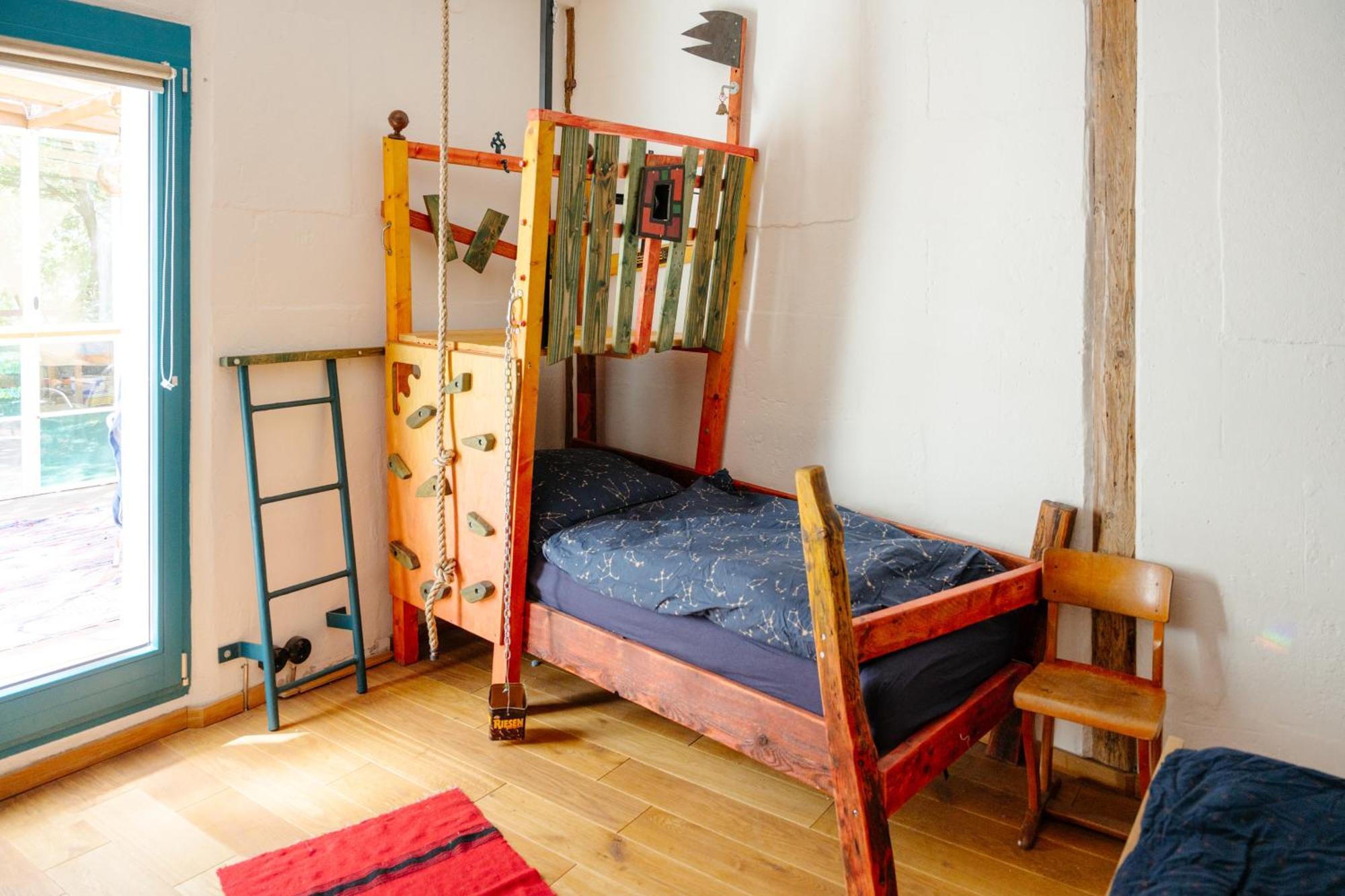 The Upholstery Tinyhouse Deluxe Eco Chalet Kreativ Citynah Chemnitz Esterno foto