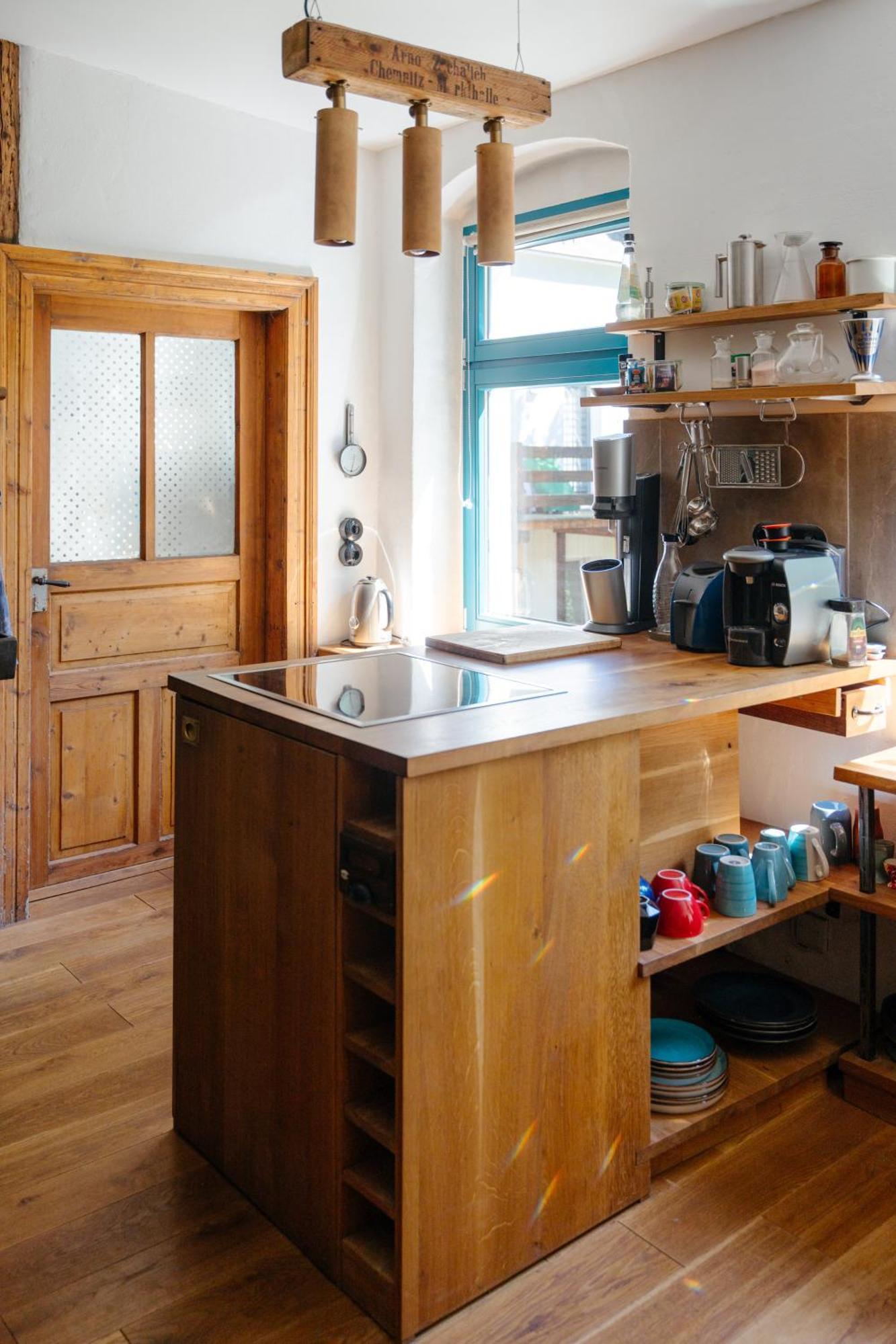 The Upholstery Tinyhouse Deluxe Eco Chalet Kreativ Citynah Chemnitz Esterno foto